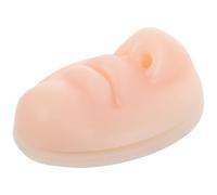 WRITWAA Modelo de Práctica de Piercing Boca y Nariz de Silicona Flexible Color Piel para Entrenamiento Profesional en Perforaciones de Cuerpo, Reutilizable y Realista para Principiantes