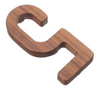 WRITWAA Número de Buzón Números de Dirección de Madera Maciza 3d, Magnético, Pintable o Teñible, Instalación Fácil, para Decoración Exterior y Proyecto DIY