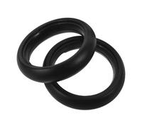 WRITWAA Oferta de Neumáticos para Cochecito de Ñiño 2 Piezas Goma Negra Absorción de Impactos y Adaptabilidad Todo Terreno para Ruedas Traseras y Delanteras