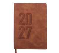 WRITWAA Organizador diario en inglés: Cuaderno de planificación 2027 - Planificador semanal y diario para uso académico y de oficina - Bloc de notas portátil de tapa dura con lista de tareas