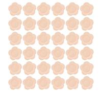 WRITWAA Parche Adhesivo Desechable Hipoalergénico para Ombligo 6X6 CM Tela Absorbente de Alta Absorción Color Piel 100 Unidades Vendaje Portátil para Cuidado Dermatológico