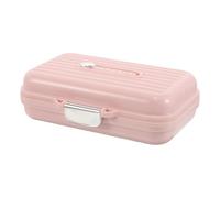 WRITWAA Pastillero Portátil Semanal con 7 Compartimentos de Silicona y PP para Organización de Medicamentos y Joyas, Compacto para Viaje y Uso en Mochila