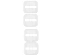 WRITWAA Pegatinas Adhesivas Fáciles de Usar para Cierre de Heridas Cremallera, Material Pvc Blanco, 4 Piezas y No Invasivas para Ciclismo y Caza