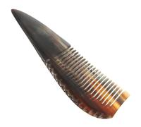 WRITWAA Peine de Cuerno de Yak Natural Peine Cabello de Peluqueria Creativo Bordes Decorativos para Uso Salones de Peluqueria Duradero