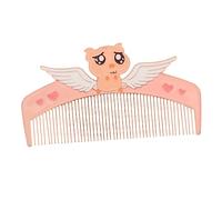 WRITWAA peine de mano derecho desenredador peines de de rata para estilista enderezar desenredar rosa hombre curly hair para ceremonias metálico portátil Metal