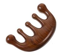 WRITWAA Peine De Masaje Artesanal De Madera De Lujo, 1 Unidad, Tamaño Mediano, Masajeador De Circulación Sanguínea y Relajación Muscular, Para Uso Corporal y Alivio Del Estrés
