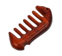 WRITWAA Peine Meridiano De Forma De Pez Peine De Sándalo Para Masaje De Mujer Herramienta De Peluquería Para Peinar El Cabello