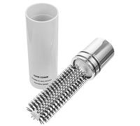WRITWAA Peine rizador portátil cepillo para desenredar cepillo redondo pequeño dama scalp massager cepillos alisadores cepillo de rizado para el pelo corto cepillo antiestático abdominales