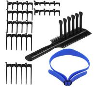 WRITWAA Peines para Posicionamiento de Cortes de Pelo Protectores para Cortadora de Cabello Peines para Cortar Cabello Diferentes Uso Profesional Salones de Peluquería Material Resistente