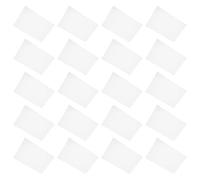 WRITWAA Película Adhesiva Termofusible Tpu 20 Piezas 20x30cm Hojas Adhesivas de Doble Cara para Planchar, Láminas de Entretela Fusible para Costura, Parche Adhesivo para Tela