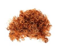 WRITWAA Peluca Pequeña y Rizada Peluca Sintética Afro Rizada para Mujeres para Eventos de Cosplay Fiestas y Looks Casuales Cabello Rizado Africano