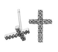 WRITWAA Pendientes de Cruz Pequeños de Plata para Mujer, Bisutería Minimalista, Ligeros y Cómodos, Ideales para Uso Diario y Obsequio, Estilo Moderno y Juvenil