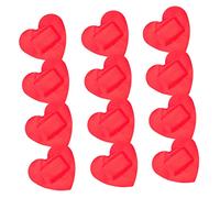 WRITWAA Piezas Tirita En Forma De Corazón Vendajes Conformado Parches Deportes Sangriento Vendas De Parche Pequeñas Vendas Para La Cara Cinta De Vendaje Impermeable Rojo