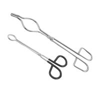WRITWAA Pinzas de Moxibustión 2 Piezas, Abrazadera Metálica Pequeña y Grande Resistente al Calor, Herramienta Portátil para Terapia de Moxa en Hogar y Clínica, Accesorio