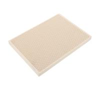 WRITWAA Placa de Soldadura de Cuarzo Blanco Estructura de Panal para Joyería, Resistente a Altas Temperaturas y Protección de Superficie en Trabajos Finos