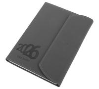 WRITWAA Planificador Diario 2026 Fechas Preestablecidas, Agenda de Pu Cuero y Papel para Trabajo y Viajes, Organizador de Tareas Escritura Suave