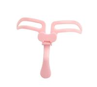 WRITWAA Plantilla Para Cejas Molde De Cejas Portable Herramienta De Medición Plegable Rosa Para Maquillaje Diario Casa
