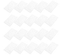 WRITWAA Plantillas para Manualidades Reutilizables de Plástico Set de 20 Plantillas Huecas de Números y Símbolos Tamaño S21 para Diarios Scrapbooking y Pintura sobre Madera