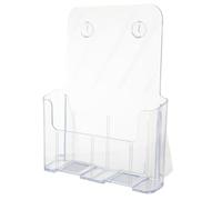 WRITWAA Porta Revistas Transparente A4 para Pared, Organizador De Documentos De Acrílico, Estante Expositor Funcional para Oficina y Archivo