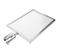 WRITWAA Porta Señales para Barreras de Cinturón Retráctil, Diseño Minimalista, Resistente, para Uso en Exposiciones y Áreas Públicas