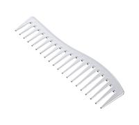 WRITWAA Professional Wide Tooth Hair Comb For Salon Use Static Durable Styling Tool For Home And Travel Electroplated