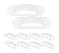 WRITWAA Protector de Interruptor de Luz Transparente 10 Piezas, Cubierta de Bloqueo para Interruptores de Palanca, Placa de Pared Resistente para Seguridad Infantil en Oficinas, Cocinas