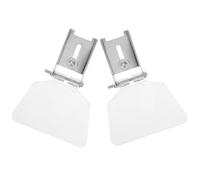 WRITWAA Protector de Plástico Transparente para Amoladora Pequeña Escudo Protector de Seguridad 2 Lentes y Guardia de Banca para Protección Ocular y Polvo en Trabajos Industriales