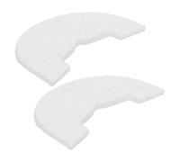 WRITWAA Protector de Suela de Zapato Antideslizante de Goma Blanco de 4 Mm de Grosor para Botas y Zapatillas, Almohadillas para Suelas Resistentes para Paseos en Ciudad