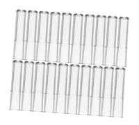 WRITWAA Protectores De Puntas De Lápiz Transparentes, Extensores De Lápiz De Plástico, Tamaño Estándar, para Uso Escolar y Oficina, Seguros para Estudiantes y Niños, Pack De 50 Unidades