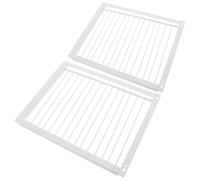 WRITWAA Puerta para Jaula de Aves de Alambre de Hierro Engrosado Unidireccional 30 CM 2 Piezas Resistente Intemperie para Entrenamiento y Carreras de Aves