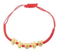 WRITWAA Pulsera Cinco Dragones Suerte Pulsera Trenzada de Hilo para Mujer Decoración de Muñeca para Obsequio de Cumpleaños o Día Madre