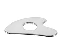 WRITWAA Raspador Facial Que No Raya la Piel de Acero Inoxidable Forma de Corazón y Eliminación de Puntos Negros Herramienta de Masaje Portátil para Cuidado Facial