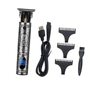 WRITWAA Recortadora Eléctrica Multifunción De Metal para Barberos con Motor Potente y Batería De Litio Diseño Compacto y Protector De Cabezal Desmontable para Corte y Tallado Profesional