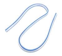 WRITWAA Regla Curva Flexible Multifuncional de Plástico para Medición de Alta Precisión y Longitud Extendida Adecuado para Diseño de Patrones y Proyectos Arquitectónicos