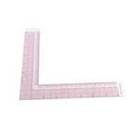 WRITWAA Regla de Costura Forma de Escuadra Herramienta Transparente y Duradera para Patronaje Dibujo y Corte para Confección y Manualidades Textiles