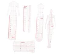 WRITWAA Regla de Dibujo para Costura Plantilla Curva para Moda DIY Patchwork Herramienta para Prendas Diseño Femenino