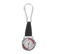 WRITWAA Reloj de Bolsillo Ligero con Clip y Correa de Piel sintética, Ideal para Exteriores, Ideal para Pesca y Golf.