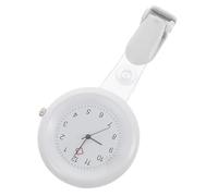 WRITWAA Reloj De Enfermería Retráctil De Clip Reloj De Bolsillo De Cuarzo Accesorio para Enfermeras y Médicos Diseño y para Hospitales y Centros De Atención