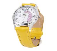 WRITWAA Reloj Estampado de Unicornio para Niños Correa Ajustable y Aleación, Diseño de Dibujos Animados Adecuado como Obsequio de Cumpleaños o Día del Niño