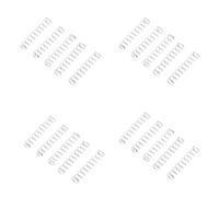 WRITWAA Resorte de Compresión de Acero Inoxidable para Bolígrafo 04X4X20 MM 20 Piezas Repuesto para Bolígrafos Rollerball Accesorios de Reparación para Oficina y Escuela