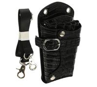 WRITWAA Riñonera De Barbero para Kit De Peluqueria Estuche De Peluquería para Tijeras Bolsa Portátil para Herramientas De Estilista para Corte De Pelo Salón