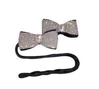 WRITWAA Rizador de Pelo Forma de Dona y Bowknot de Gemas de Imitación Donut Bun Shaper para Mujer para Crear Moños Postizos y Moños de Bowknot el Cabello