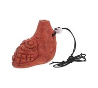 WRITWAA Silbato de la muerte azteca con rostro humano, silbato de grito realista de 125, accesorio de cosplay con grito humano fuerte, gadget ruidoso para bromas, Halloween