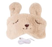 WRITWAA Sombra De Ojos Caliente Dormir Ojo De Vapor Almohadilla Sueño De Algodón Para Déjame Calor Calefacción Visera Usb Cubre Ojos De Viaje Visera De Viaje Cubre Ojos Electrico Franela