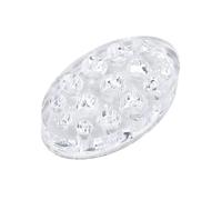 WRITWAA Soporte Acrílico Transparente Para Colorantes Ovalado Soporte Resistente Para Tinta y Pigmentos De Tatuaje Organizador De Accesorios Profesional y Doméstico