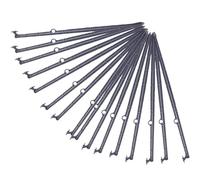 WRITWAA Soportes de Varilla para Riego por Microgoteo 6 Mm, Estacas de Tierra de Plástico 20 Piezas, Accesorio para Jardín y Césped, Compatibles Sistemas Automáticos de Riego