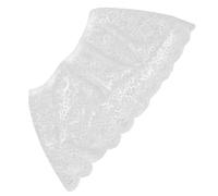 WRITWAA Sudadera De Encaje a Tope Cortina Focos De Luz Que Cambian De Color Mini Extensiones Confeti De Lentejuelas Muebles Para Niñas Mini Casas De Muñecas Mini Juguetes Nylon