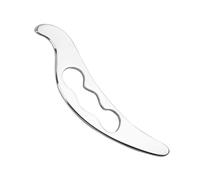 WRITWAA Tabla Raspadora De Acero Inoxidable Raspador De Masaje De Metal Herramienta Guasha Para El Cuerpo Tabla De Masaje Para Raspar Cuerpo Gua Sha Raspado Muscular Silver