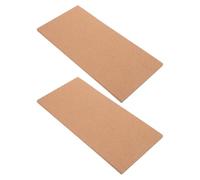 WRITWAA Tablero de Corcho Rectangular Diseño Elegante sin Marco 2 Piezas Autoadhesivo Reutilizable y Versátil para Oficina y Hogar para Notas y