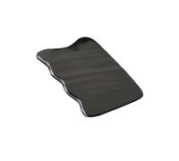 WRITWAA Tablero De Raspado De Cuerno Masaje Herramienta Raspador Desguace Gancho Búfalo Músculo Lámina Tabla De Raspado Facial Black